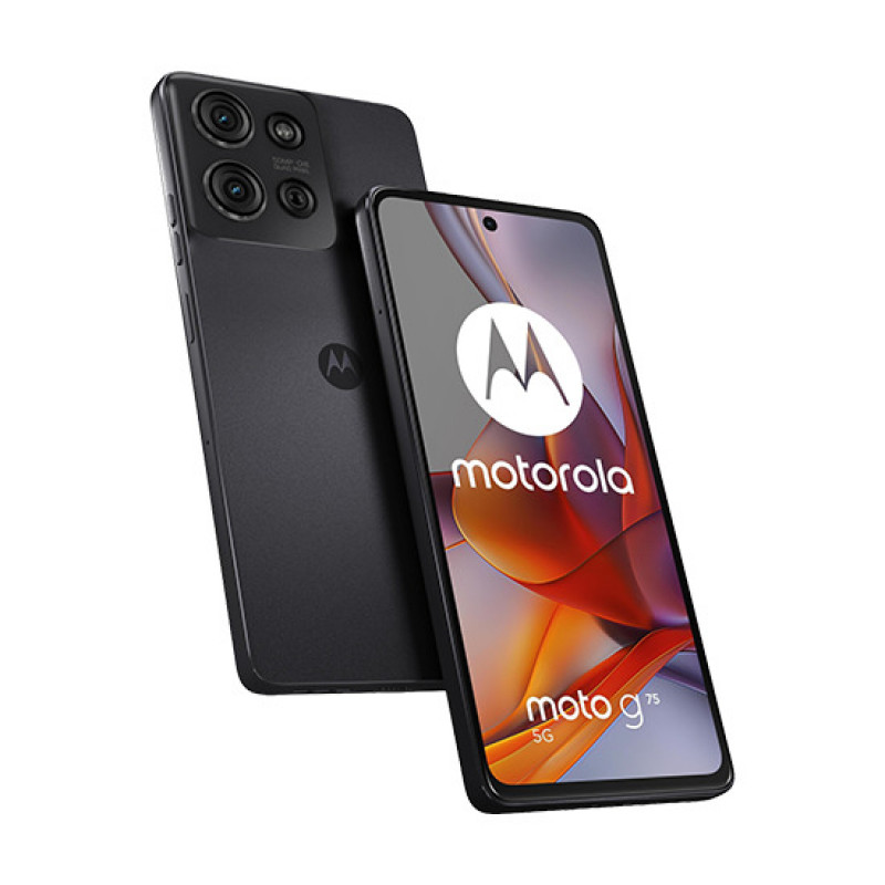 Motorola Moto G75 5G Dual SIM 8GB RAM 256GB smartphone, zwart