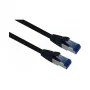 helos outdoor Cat6a patchkabel RJ45, 1 m, zwart