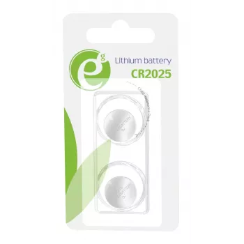 GEMBIRD EG-BA-CR2025-01 Energenie batterij CR2025, 2 stuks, blister, 3 V