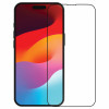 dbramante1928 eco-shield Screenprotector voor Apple iPhone 15, zwarte rand