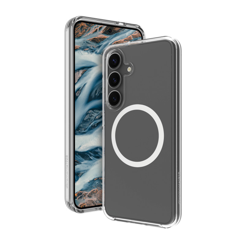 dbramante1928 Iceland Pro Qi2 backcover voor Samsung Galaxy S25+, MagSafe-compatibel, transparant