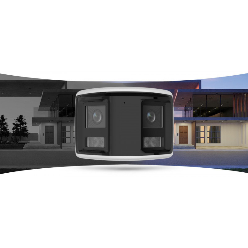 Hilook IP-camera IPC-B480HAD-LUF/SL panoramisch 8MP Smart Hybrid Light