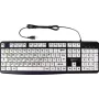 Geemarc KBSV3 USB-toetsenbord, Duitse layout (QWERTZ), wit