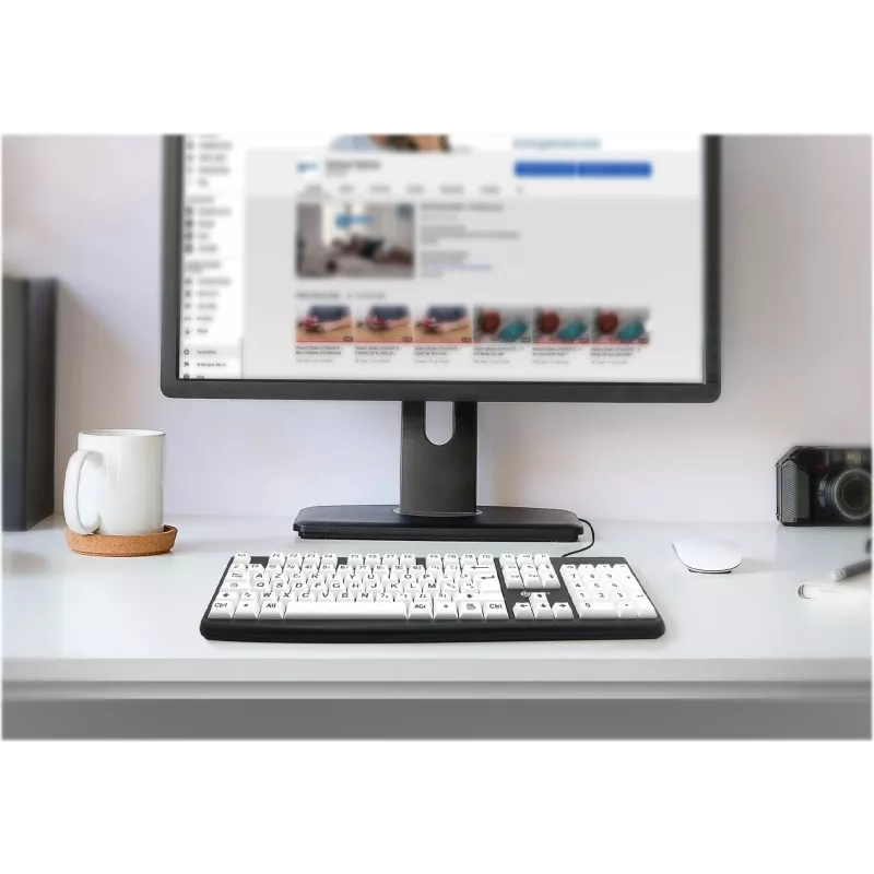 Geemarc KBSV3 USB-toetsenbord, Duitse layout (QWERTZ), wit