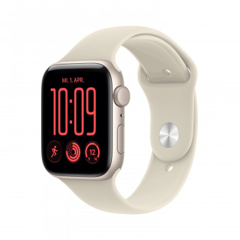 Apple Watch SE 3 GPS 44 mm aluminium behuizing Polarstern met sportband zand – S/M