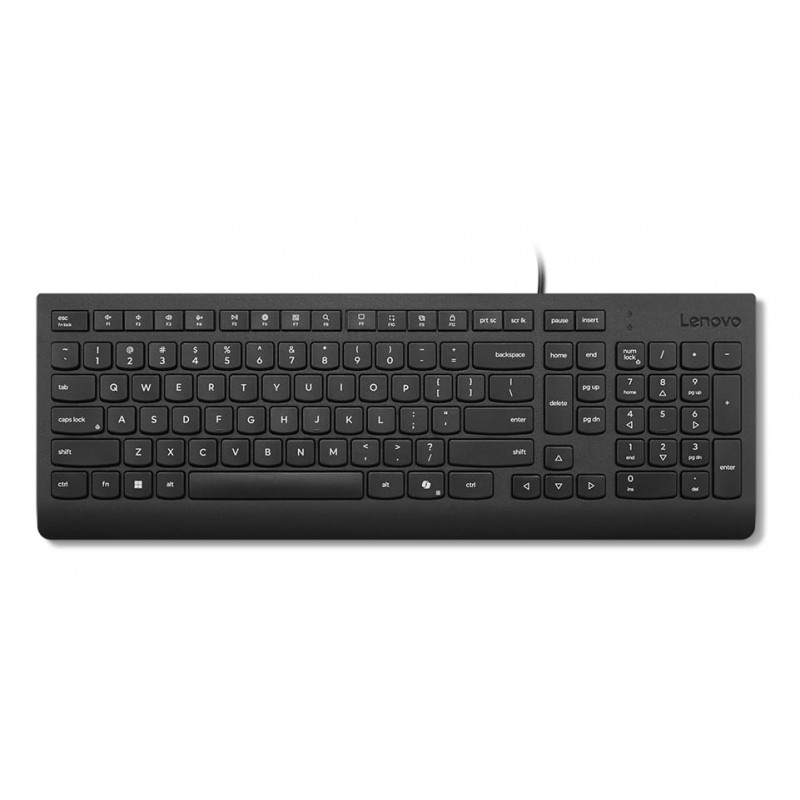 Lenovo Essential bedrade toetsenbord AI, US-Engels met eurosymbool