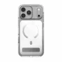 Zagg Santa Cruz Snap metallic hoes met standaard voor iPhone 18 Pro / 17 Pro, zilver