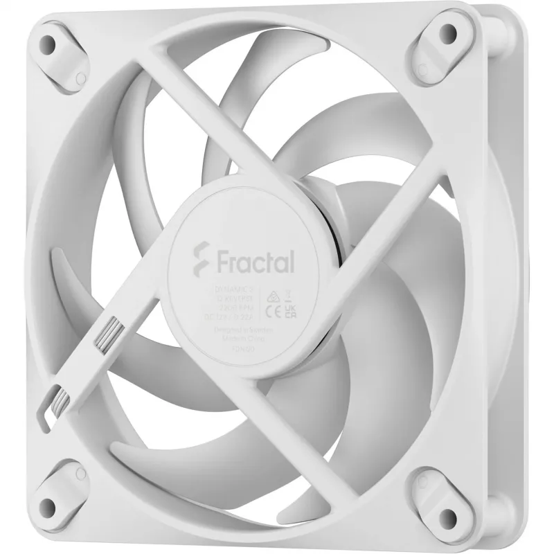 Fractal Design Dynamic 3-12 Reverse 120 mm behuizingsventilator, wit