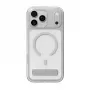 Zagg Milan Snap met standaard voor iPhone 18 Pro Max / 17 Pro Max zilver met glitter smartphonehoes