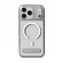 Zagg Crystal Palace Snap met standaard voor iPhone 18 Pro Max / 17 Pro Max transparante smartphonehoes