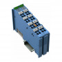 WAGO 750-489 4-kanaals analoge ingang voor RTD-sensoren en thermokoppels blauw