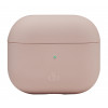 dbramante1928 Costa Rica – hoes voor draadloze koptelefoon – gerecycled kunststof, silicone – pinksand – voor Apple AirPods (3e generatie)