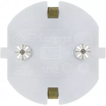 Kopp Schuko-stekker, eendelige behuizing, tot 3x1,5 mm², 16A, 250V~, IP20 (16731N)