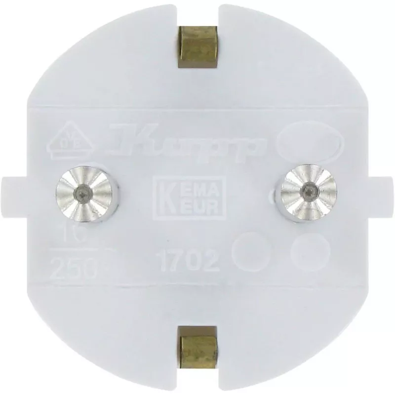Kopp Schuko-stekker, eendelige behuizing, tot 3x1,5 mm², 16A, 250V~, IP20 (16731N)