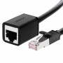 Ugreen Cat6 F/UTP patchkabel RJ45, 0,5 m, zwart