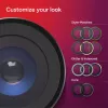 Zagg Glass Elite antireflectie cameraringen voor iPhone 18 Pro Max / 17 Pro Max / 18 Pro / 17 Pro zwart