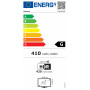 Hisense 75WH80GE 75 inch high-brightness-display voor etalages, 4K UHD, 4000 cd/m², 24/7, Android