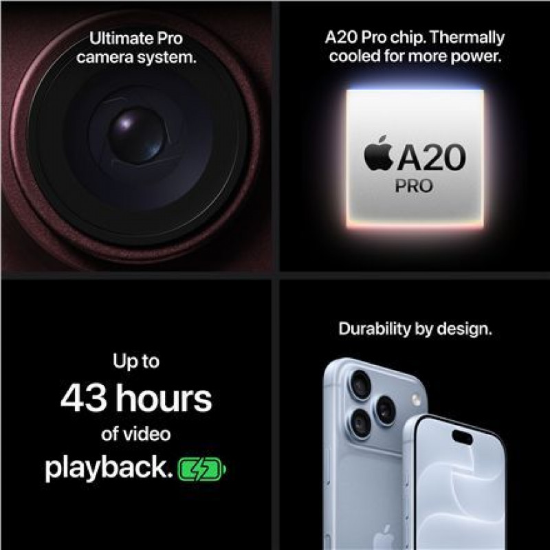 Apple iPhone 18 Pro Max 2TB zwart smartphone
