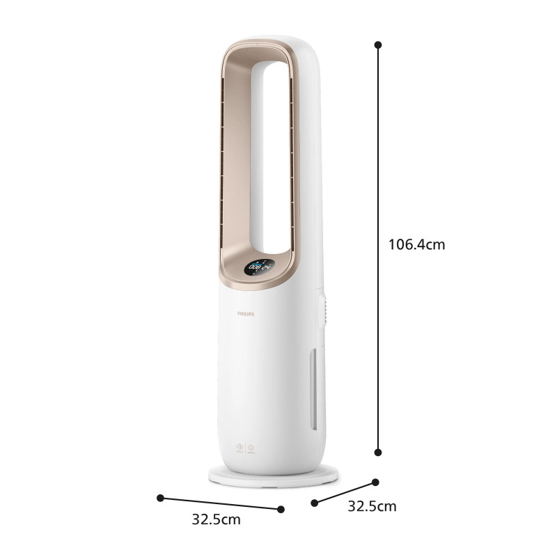 Philips Air Performer 8000 Serie AMF870/16 3-in-1 luchtreiniger met ventilator- en verwarmingsfunctie