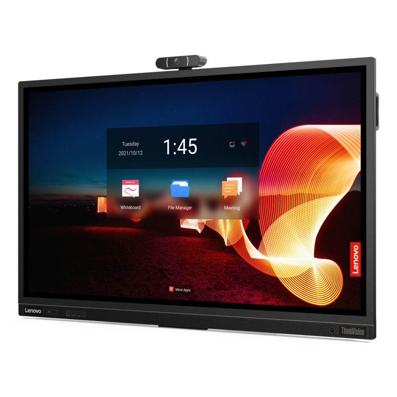 Lenovo ThinkVision T65 65 inch interactief 4K-touchdisplay, lcd met led-achtergrondverlichting, multitouch