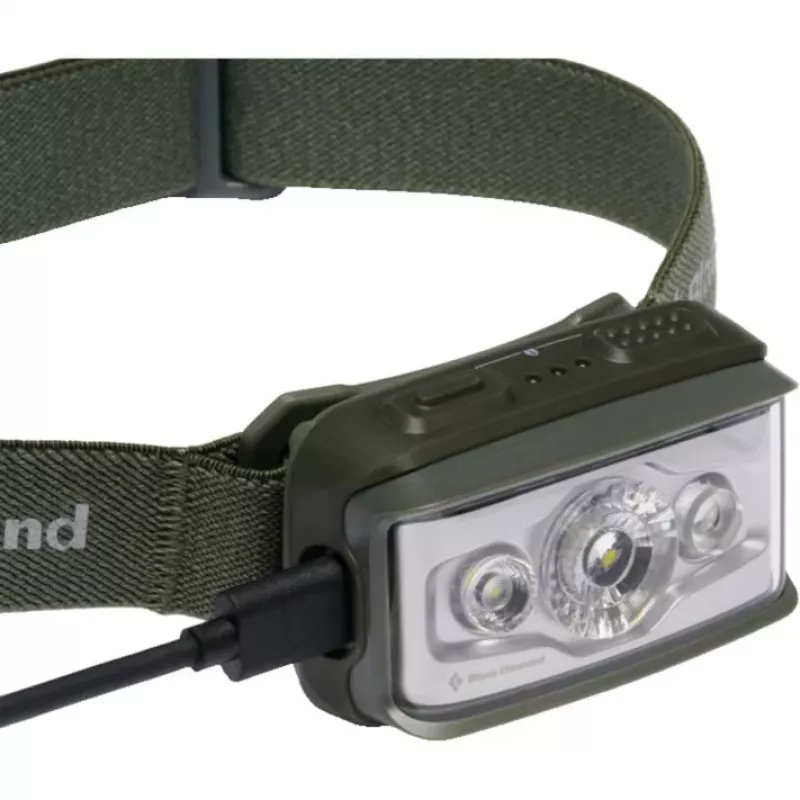 Black Diamond Storm hoofdlamp, olijfgroen