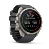 Garmin Fenix 9 Pro – 51mm titanium met grafiet/zwart siliconenband smartwatch