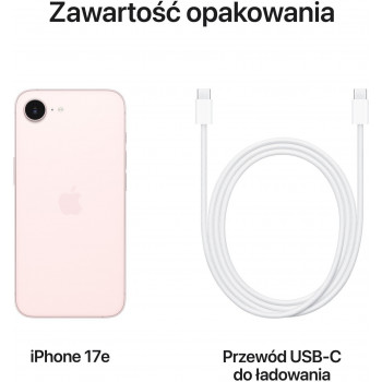 Smartphone Apple iPhone 17e 5G 8/512GB roze (MHU34)