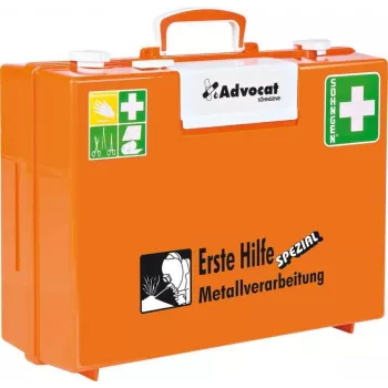 Söhngen Advocat EHBO-koffer voor metaalbewerking, 400 x 300 x 150 mm, oranje (0367002)