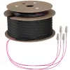 EFB glasvezel-hoofdkabel OM4, 4 vezels, LC-LC, 130 m, LSZH