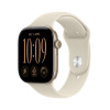 Apple Watch Series 12 GPS 46 mm aluminium behuizing Light Gold met sportband Sand – S/M