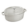 Zwilling Staub La Cocotte ovale gietijzeren kasserol, 4,2 L (40501-415-0)