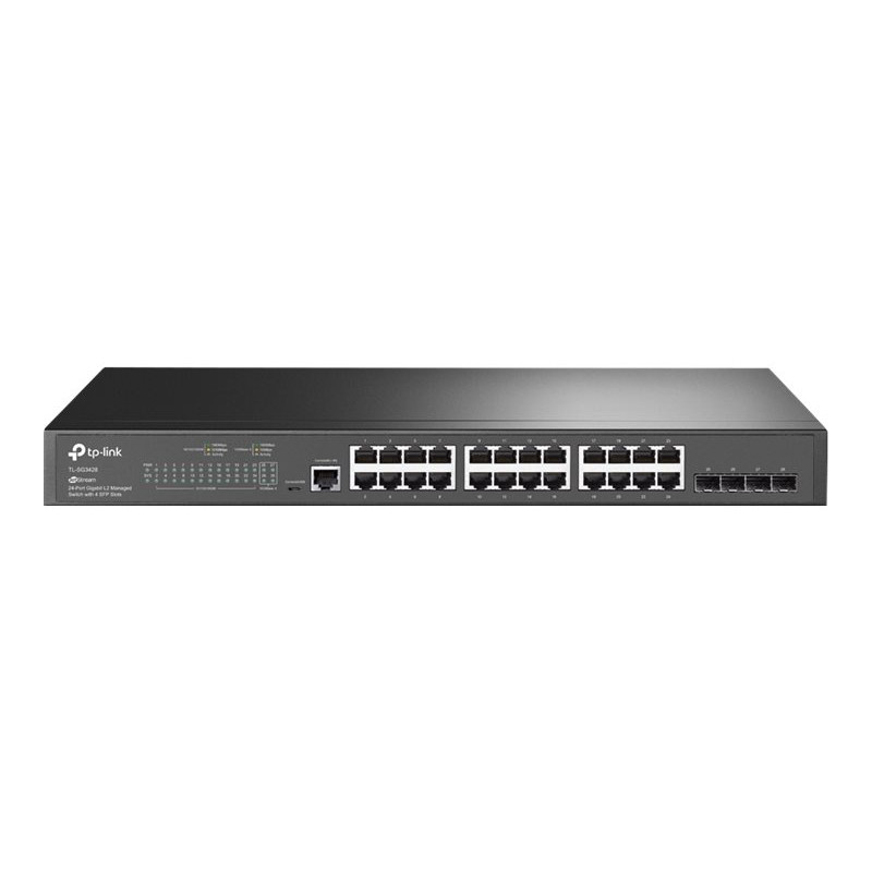 TP-Link Omada SG3428 (JetStream) 24-poorts Gigabit switch, 4x SFP, V2.4