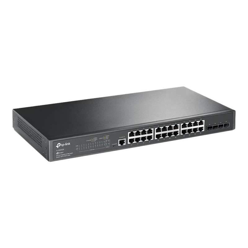 TP-Link Omada SG3428 (JetStream) 24-poorts Gigabit switch, 4x SFP, V2.4