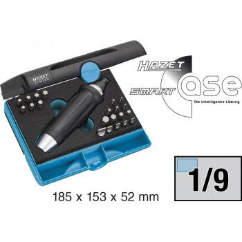 Hazet 2272/23N slagschroevendraaierset met bits, 23-delig