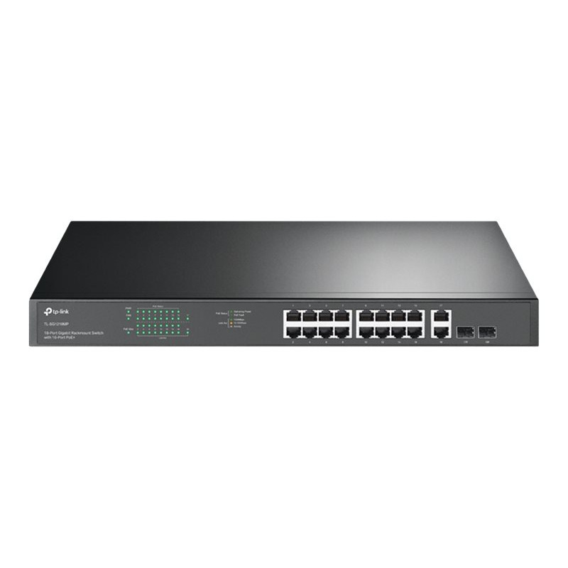 TP-Link switch TL-SG1218MP 18-poorts Gigabit PoE V5.4