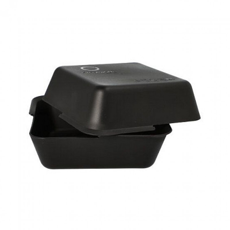 PAPSTAR herbruikbare menuboxen, 15,6 x 15,6 cm, zwart, 36 stuks (96548)