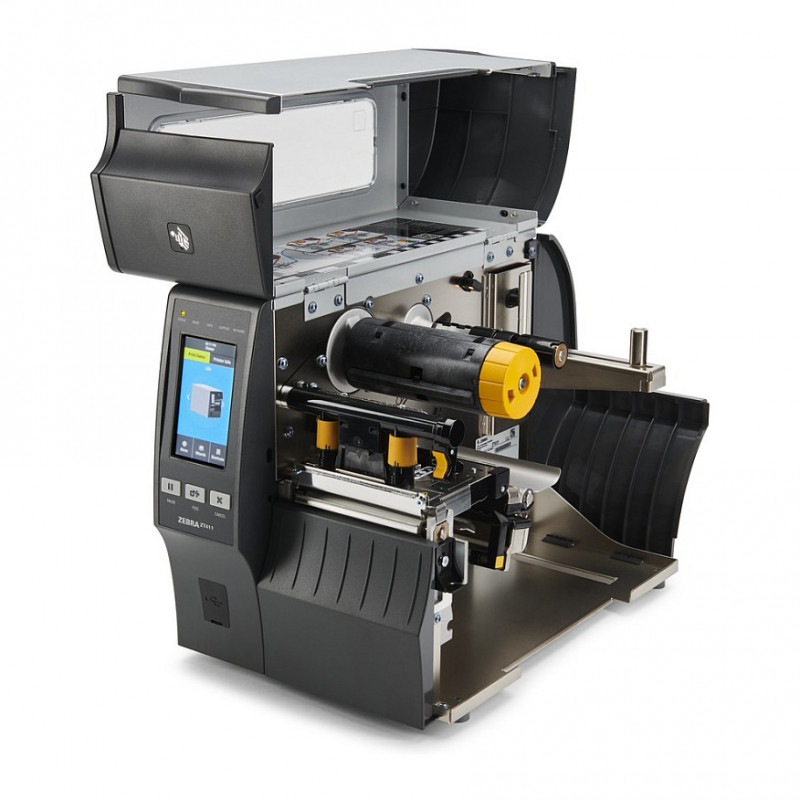 Zebra ZT411 4 inch industriële labelprinter - thermodirect, 300 dpi, serieel, USB, Ethernet, Bluetooth (ZT41143-D9E0000Z)