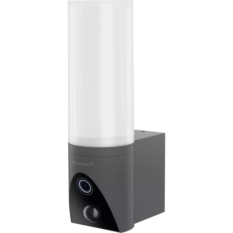 Homematic IP buitenlamp met camera, antraciet