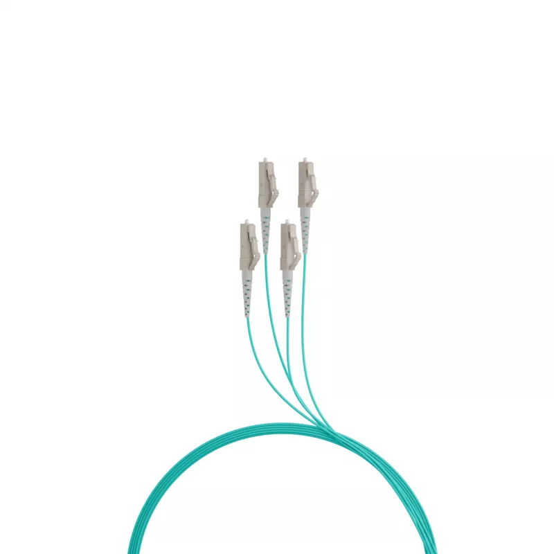 EFB-Elektronik OM3 trunk-kabel U-DQ(ZN)BH, 4 vezels, 1x4 LC-LC, 30 m, Dca, LSZH (O8303S30OM3)
