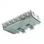 Telegärtner Cat.6A patchverdeler (diep) voor DIN-rail met TS-adapter, 6x RJ45-bussen (J02021A0055)
