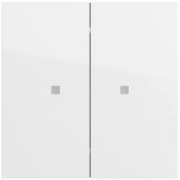 Gira OneKNX System 70 wiptaster, 2-voudig, reinwit (517370)