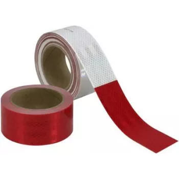 3M Diamond Grade 983-326 reflectieband, rood/wit, 45,7 m x 50,8 mm (983326)