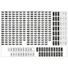 Asetek SimSports sticker set - wit