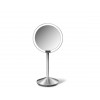 simplehuman opvouwbare spiegel met sensor, 12 cm, oplaadbaar, geborsteld roestvrij staal