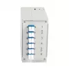 EFB Elektronik DIN-railbox OS2 G652D, 12x LC pigtail, 6x LC-duplex koppeling (BHS70921.12)