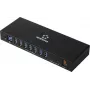 Renkforce RF-7403762 USB-hub 10 poorten USB-A, USB-C® USB 3.2 Gen1 5 Gbit/s voor industriële toepassingen zwart RF-IH10-100