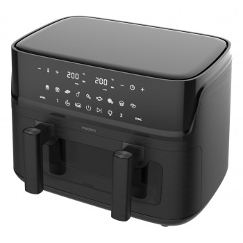 Medion Life P25 XXL Flex M MD 100057 heteluchtfriteuse, zwart (50079785)