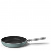 Smeg FPF2802EGM koekenpan, 28 cm, keramisch, RVS handgreep, smaragdgroen