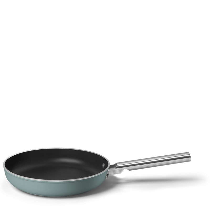 Smeg FPF2802EGM koekenpan, 28 cm, keramisch, RVS handgreep, smaragdgroen