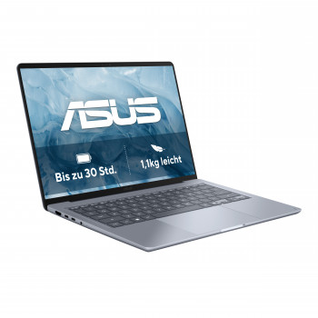 ASUS Zenbook 14 UX3480QA-SF003W 14 inch notebook - Qualcomm Snapdragon X X1-26-100, 16GB RAM, 512GB SSD, Windows 11 Home